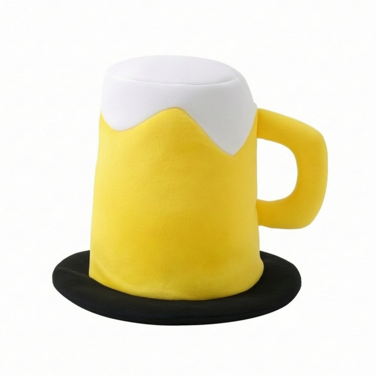 Beer Mug Hat Humorous Brew Mug Hat with Foam Top Novelty for Partygoers, Adults, Photo Booths