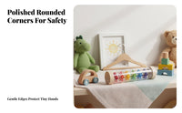 Rain Early Education Downpour Discovery Toy Develops Hand-Eye Coordination Gentle Rainfall Sound Tube for Infants 6+ Months, Preschoolers