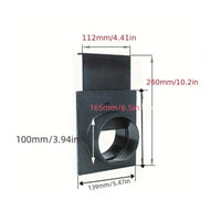 Blast Gate Adapter Manual Dust Collection Gate Vacuum Pipe Connector Wide Compatibility Valve Lightweight for Workshop