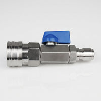 Ball Control Fitting with Lever Handle Compact Inline Ball Control Fitting Manual for Plumbers, Pressure Washer, Spray Line, Workshop