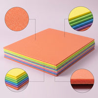 A4 A3 Blow Molding Paper Kit for Kids' Printmaking, 4mm Thick White and Colored Blow Molding Boards for Art Projects