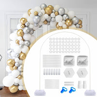 Balloon Arch Kit with Water Bases Sturdy Balloon Arch Stand Frame Portable Party Decoration for Celebrations