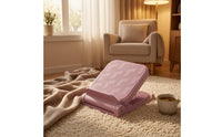 Anti-Slip Angle-Adjustable Stretch Board Molded Base Slanted Stretching Board Light Lavender Ankle Mobility Block Injury Protection