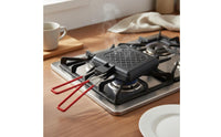 Double-Sided Sandwich Pan Simple to Clean Stovetop Sandwich Maker Versatile Non Toastie Maker for Campers, Students