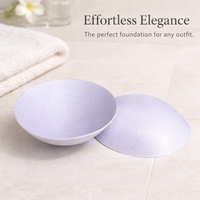 Breast Pads Foam Inserts for Swimwear and Sports Bras, Round with Soft Sponge Padding, Breathable Cups for Sewing Projects
