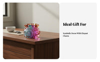 Yuan Bao Wealth Decoration Auspicious Design Crystal Wealth Bag for Office, Shop