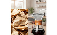 Paperless Pour over Coffee Dripper with Silicone Handle Double-Layer Stainless Steel Coffee Filter Fine Mesh Eco-Friendly for Home Baristas, Kitchen, Office