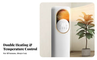 Portable Air Chiller and Heater Time-Based Control Standing Air Conditioner Fan Effortless Fill Water Tank Oscillating Cooling Fan for Renters
