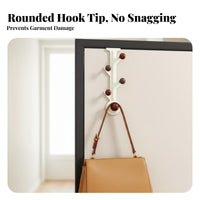 Over the Door Hook Rack Strong Load Bearing over the Door Coat Rack Heavy Duty