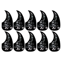 10 Pieces 41 Inch Acoustic Guitar Pickguard Thin Pick Guard Scratch Plate Lightweight for Guitarists