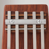 5 Note Thumb Piano Portable Acacia WoodCompact Musical Instrument for Beginners, Music
