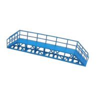 HO Scale Model Stair DIY Railway Diorama Walkway Model Stair with Railing 3D Printed Scenery Kit Unpainted