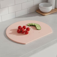 Double-Sided TPU cutting Pad Easy to Clean TPU cutting Pad Space-Saving Design Flexible Slicing Mat for Small Kitchens, RV, Camping