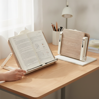 Multi-functional Desktop Book Holder Reading Stand with Phone Holder for Students and Laptops