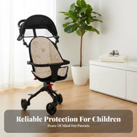 Pushchair Seat Pad Soft & Comfortable Pushchair Seat Liner Skin-Friendly Universal Pushchair Cushion for Infants, Young Children, Daily Walks, Travel