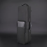 Hard-Shell Saxophone Case with Backpack Straps Lightweight Saxophone Case Portable Compact for Saxophonists, Students, Travel, Rehearsal