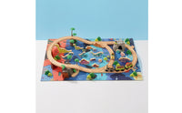 Motorized Dinosaur Track Toy Prehistoric Tabletop Track Set Playset for Nursery