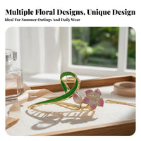 Bloom Design Fastener Fairy Design Large Bloom Hair Grip Floral Fastener Chic Large Flower Hair Grip Strong Hold for Parties
