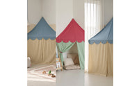 Reading Corner Tent with Curtains Lightweight Reading Corner Playhouse for Kids, Playroom