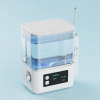 High Pressure Pulsating Stream Oral Irrigator Handle Electric Countertop Oral Water Cleaner 3 Cleaning Modes for People with Tooth Alignment Aids
