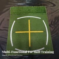 Golf Hitting Mat Non-Slip Rubber Backing Golf Swing Mat Sturdy for Golfers, Beginners, Driving Range, Outdoor, Backyard