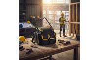 Reinforced-Weave Tool Bag Multiple Pockets Portable Organizer Side Pocket