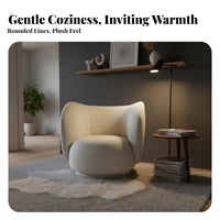 Nordic Aesthetic Asymmetrical 3-Seater Minimalist visual Sofa Designer Inspired Couch Artistic Statement Piece for Design aficionados, Apartment Dwellers, Homeowners, Living Room, Bedroom, Reception Area, Office