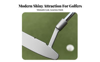 Putting Tool Head Practice Aid Blade Putting Tool Head Putting Instructor Ambidextrous Design Long-Lasting Zinc Alloy