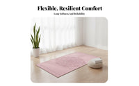 Exercise Mat Shock Absorbing Non-Slip Fitness Mat for Beginners, Women, Home, Gym, Studio