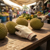 Durian Gloves Reinforced Safeguarding Gear Beige for Rough Tasks