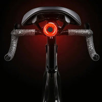 Bike Tail lamp Rechargeable Cycle Rear Brightness and Activity Sensing Bike Taillight Mount for Cyclists, Commuters, Night Riding, Road Biking