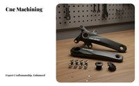 Mountain Bike Crankset Strong Compatibility Hollow Integrated Crankset 170mm Crank Lever Set Lightweight Bike Component