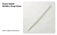 Spiral Bristles Flexible Drain Cleaning Brush Hanging Hole Design Sink Drain Snake Brush for Homeowners, Renters, Bathroom, Toilet, Kitchen