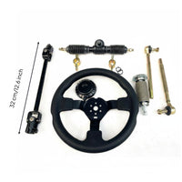 Adjustable Length Rack and Pinion Steering Set Heavy Duty Vehicle Components for Hobbyists