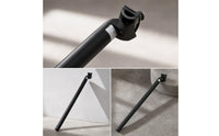 Cycle Seatpost with Clamp Aluminum Alloy Folding Bike Seatpost Hardware for Commuters