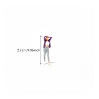 3D Printed 1:64 Sports Figure DIY Scene Mini Sports Figurine for Miniature Scene, Tabletop Layout
