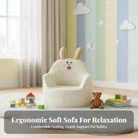 Cute Design creatureShaped Floor Sofa Giftable Kids' Furniture Great Birthday Gift Children's Armchair Soft and snug for Toddlers, Infants, Parents, Nursery, Playroom, Bedroom, perusing alcove