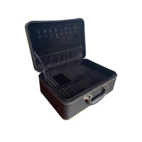Portable Bracelet Case Travel-Ready Bangle Box Hard-Shell Jewelry Box with Handle Padded for Boutique Display