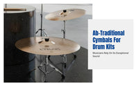AB-Traditional Drum Cymbal Set, Water Cymbal, Shatter Cymbal, Effect Cymbal for Jazz Drum Kit