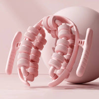 Rolling Wheels Circular Leg Clamp Roller Muscle Relaxation Leg Clamp Massager Textured Calf Massager Flexible