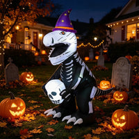 Halloween Dinosaur Inflatable Giant Outdoor Decoration for Homeowners, Yard, Garden