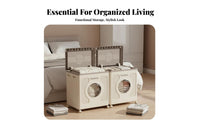 Foldable Design Foldable Wheeled Container Large Capacity Household Storage With casters Organizing container Front entry Door for Students, Homeowners, Families, Bedroom, Closet, Living Room, Garage
