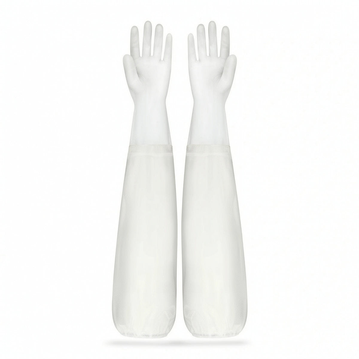 Long Rubber Gloves Long-Lasting Dishwashing Gloves with Long Cuff Thick