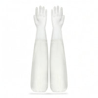 Long Rubber Gloves Long-Lasting Dishwashing Gloves with Long Cuff Thick