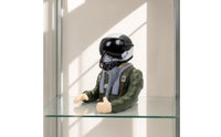 Authentic RC Pilot Figure with Goggles Sturdy Miniature Pilot Torso Versatile Figurine Long-Lasting for Modelers, Hobbyists, Cockpits, Displays