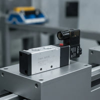Inline Pneumatic Directional Control Valve Airtight Pneumatic Valve with Manual Override Long Service Life Easy to Assemble for Machinists, Automation Projects, Equipment Repair