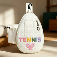 Pickleball Bag Large Capacity Tennis Racket Bag Water Bottle Holder Sports Gear