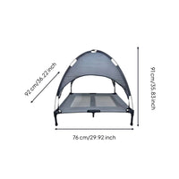 Elevated Bed with Canopy Breathable Elevated Pet Bed with Canopy Lightweight for Patio, Camping