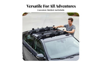 Soft Roof Rack 600D Oxford Material Foldable Car Roof Rack Easy Installation Non-Slip for Outdoor Lovers, Camping