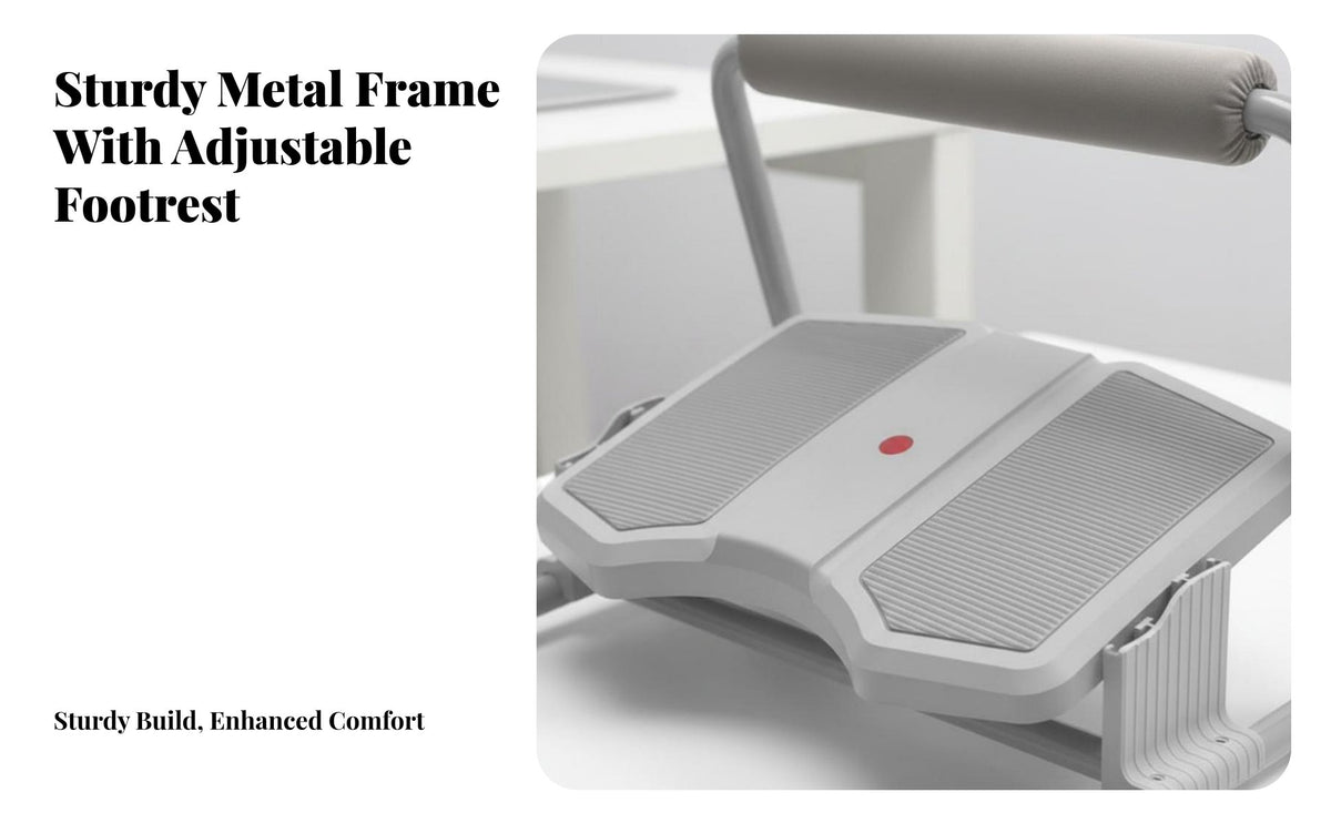 Anti-Slip Design Adjustable Footrest Massaging Surface Adjustable Angled Foot surface Ergonomic Aid for Office Workers, Students, enthusiasts, Under a Desk, Home, Study Room, Gaming Setup